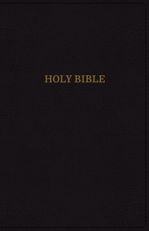 KJV, Deluxe Reference Bible, Super Giant Print, Imitation Leather, Black, Indexed, Red Letter Edition