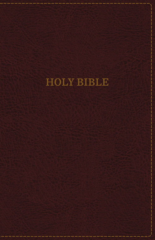 KJV Holy Bible: Large Print Thinline, Burgundy Leathersoft, Red Letter, Comfort Print (Thumb Indexed): King James Version