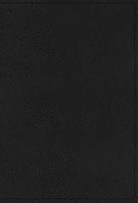 NKJV, Single-Column Reference Bible, Genuine Leather, Black, Comfort Print