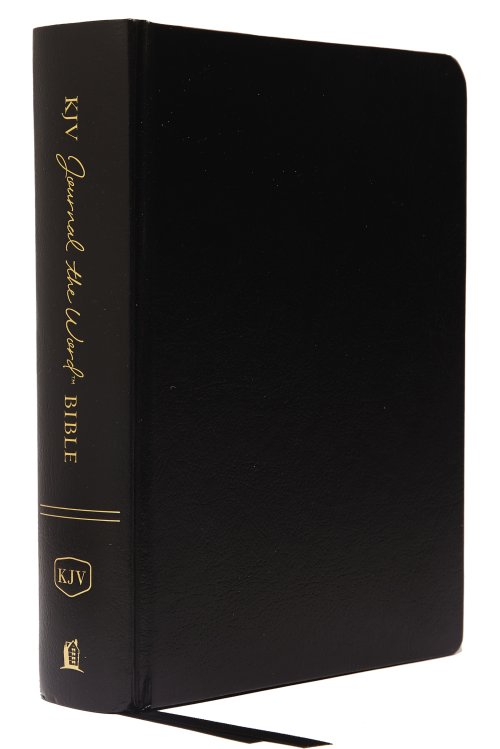 KJV Journal the Word Bible, Reflect, Journal or Create Art Next to Your Favorite Verses (Black Hardcover, Red Letter, Comfort Print: King James Version Holy Bible)