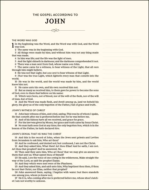 KJV Journal the Word Bible, Reflect, Journal or Create Art Next to Your Favorite Verses (Black Hardcover, Red Letter, Comfort Print: King James Version Holy Bible)