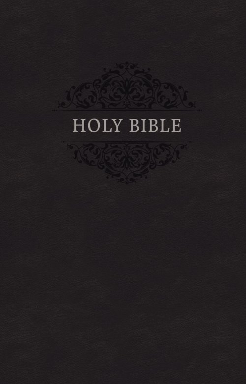 NKJV, Holy Bible, Soft Touch Edition, Leathersoft, Black, Comfort Print, Dictionary, Concordance, Reading Plan, Gilt Edges