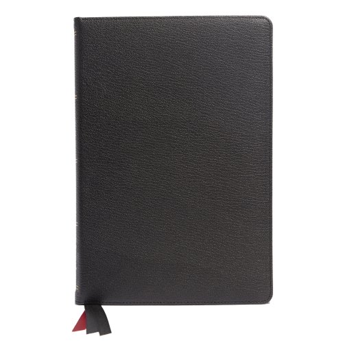 KJV Holy Bible: Giant Print with 53,000 Cross References, Black Premium Goatskin Leather, Premier Collection, Comfort Print: King James Version