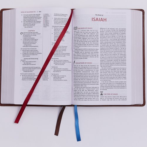 The NKJV, Open Bible, Black Leathersoft, Red Letter, Comfort Print