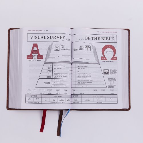 The NKJV, Open Bible, Black Leathersoft, Red Letter, Comfort Print (Thumb Indexed)