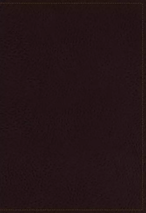 The NKJV, Open Bible, Brown Leathersoft, Red Letter, Comfort Print (Thumb Indexed)