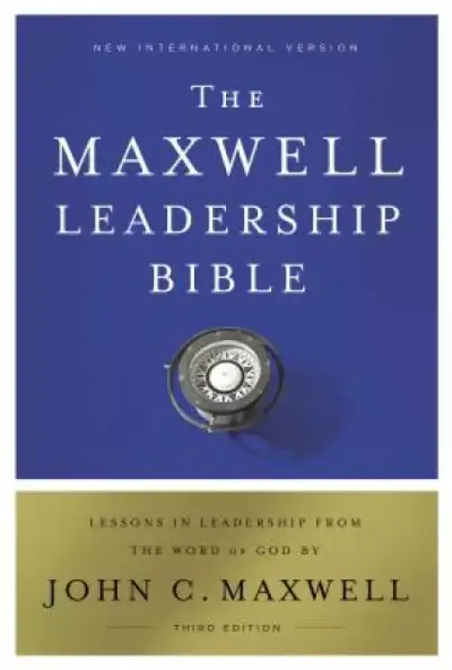 Niv, Maxwell Leadership Bible, 3rd Edition, Hardcover, Comfort Print