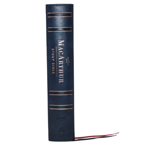 NKJV, MacArthur Study Bible, 2nd Edition, Leathersoft, Blue, Comfort Print