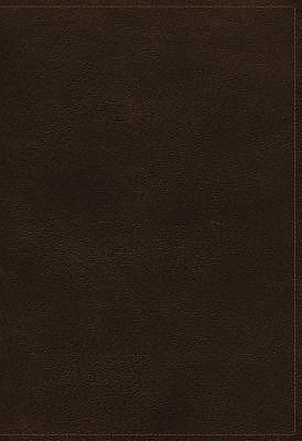 The KJV Open Bible: Complete Reference System, Brown Genuine Leather, Red Letter, Comfort Print: King James Version