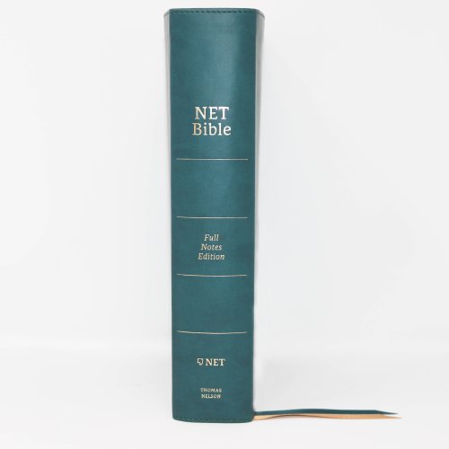 NET Bible, Full-notes Edition, Leathersoft, Teal, Thumb Indexed, Comfort Print