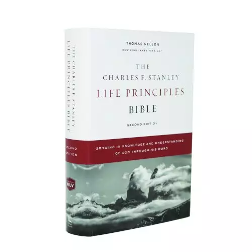 The NKJV, Charles F. Stanley Life Principles Bible, 2nd Edition, Hardcover, Comfort Print