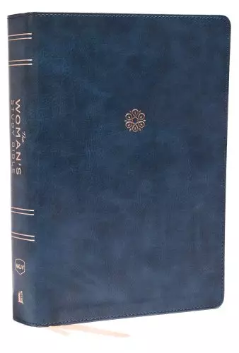 NKJV, The Woman's Study Bible, Leathersoft, Blue, Red Letter, Full-Color Edition