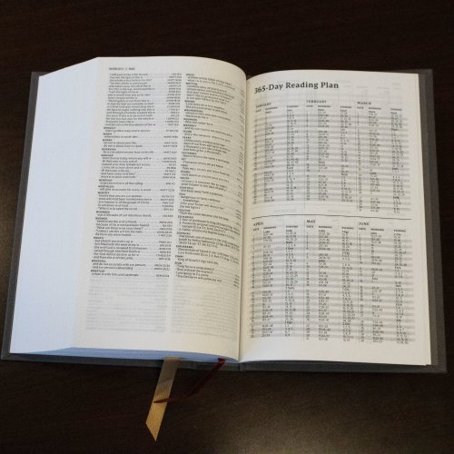 NET Bible, Single-Column Reference, Leathersoft, Black, Comfort Print