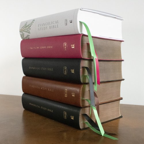 Evangelical Study Bible: Christ-centered. Faith-building. Mission-focused. (NKJV, Pink Leathersoft, Red Letter, Large Comfort Print)