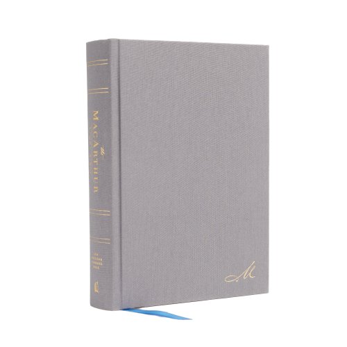 NASB, MacArthur Study Bible, 2nd Edition, Hardcover, Gray, Comfort Print