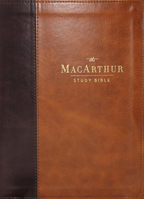 NASB, MacArthur Study Bible, 2nd Edition, Leathersoft, Brown, Thumb Indexed, Comfort Print