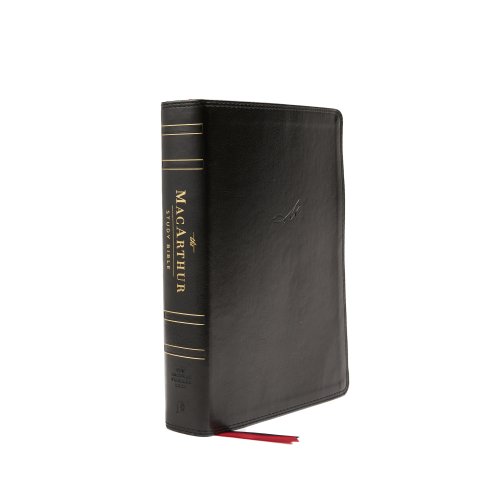 NASB, MacArthur Study Bible, 2nd Edition, Leathersoft, Black, Comfort Print