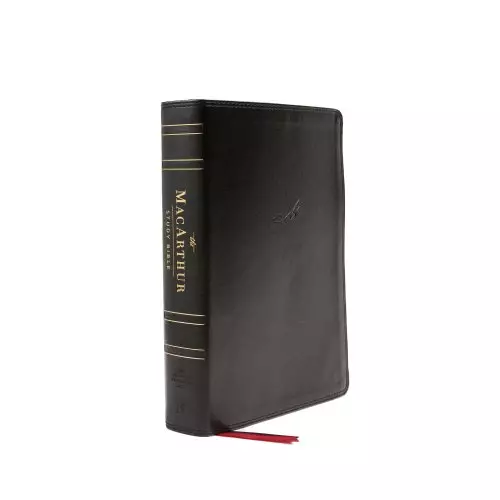 NASB, MacArthur Study Bible, 2nd Edition, Leathersoft, Black, Comfort Print