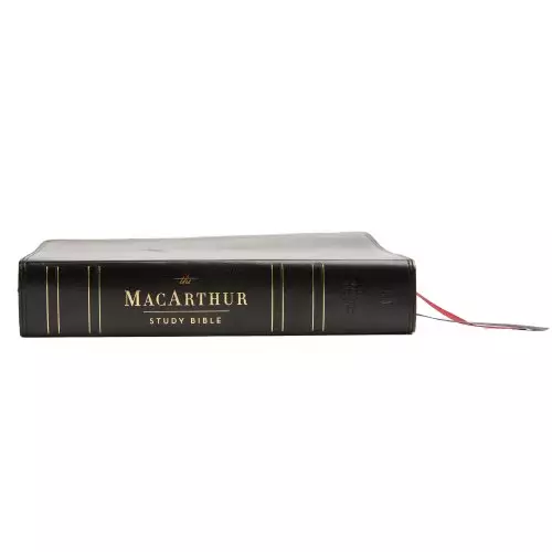 NASB, MacArthur Study Bible, 2nd Edition, Leathersoft, Black, Comfort Print