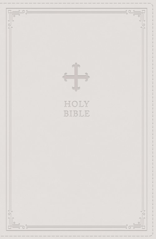 NRSV Catholic, Bible, White, Imitation Leather, Gift Edition, Comfort Print, Anglicised, Reading Plans, Prayers, Book Introductions, Timelines, Glossary, Concordance, Maps, Presentation Page