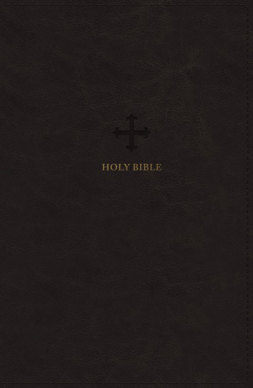 NRSV Large Print Standard Catholic Bible, Black Leathersoft (Comfort Print, Holy Bible, Complete Catholic Bible, NRSV CE)