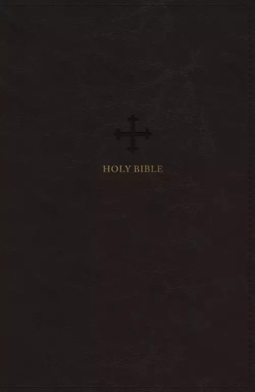 NRSV, Catholic Bible, Standard Personal Size, Leathersoft, Black, Comfort Print