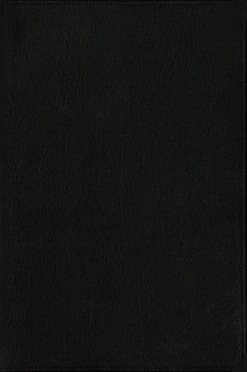 NKJV, Reference Bible, Classic Verse-by-Verse, Center-Column, Premium Goatskin Leather, Black, Premier Collection, Red Letter, Comfort Print