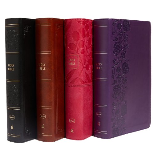 NKJV, End-of-Verse Reference Bible, Personal Size Large Print, Leathersoft, Black, Red Letter, Comfort Print