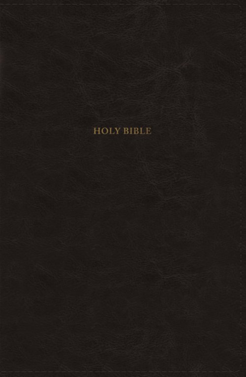 NKJV, Thinline Bible, Leathersoft, Black, Thumb Indexed, Red Letter, Comfort Print