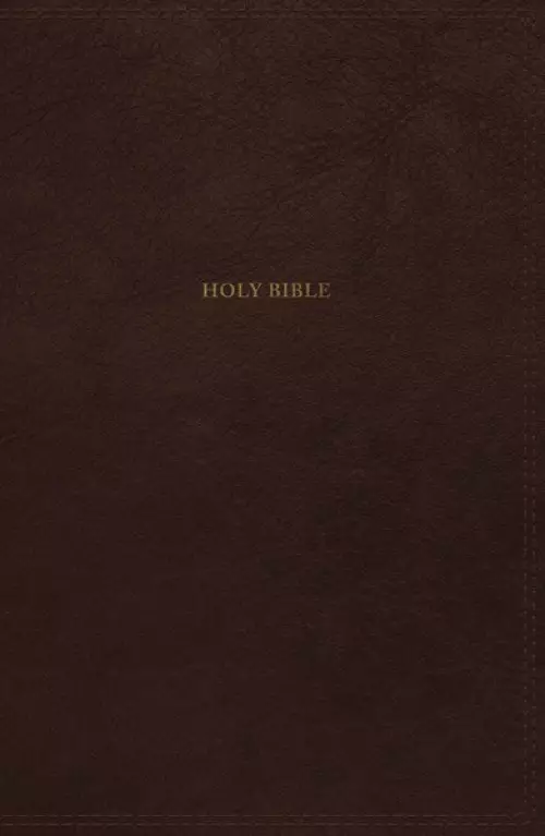 NKJV, Thinline Bible, Leathersoft, Brown, Red Letter, Comfort Print