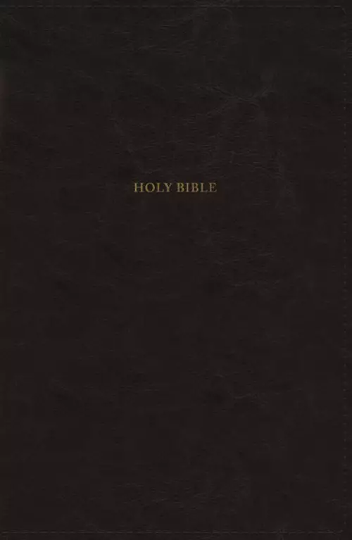 NKJV, Thinline Bible, Leathersoft, Black, Red Letter, Comfort Print