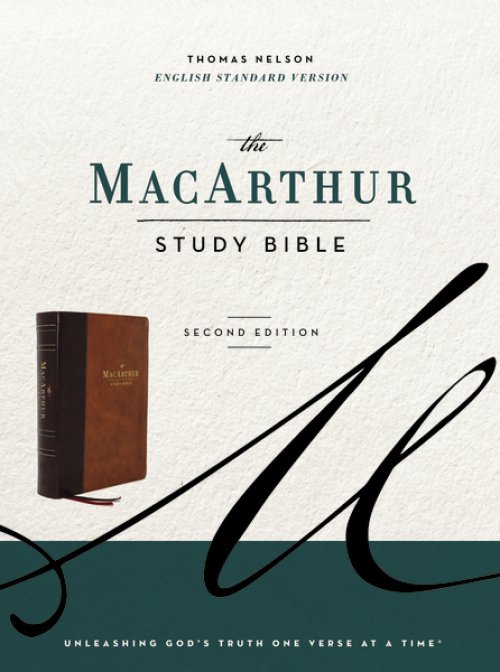 MacArthur ESV Study Bible, Brown, 2nd Edition, Study Notes, Maps, Charts, Diagrams, Outline of Systematic Theology, Cross-References, Concordance, Bible Reading Plans, Chronology, Introductions