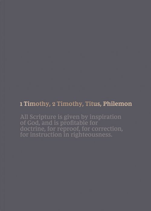 NKJV Bible Journal - 1-2 Timothy, Titus, Philemon, Paperback, Comfort Print