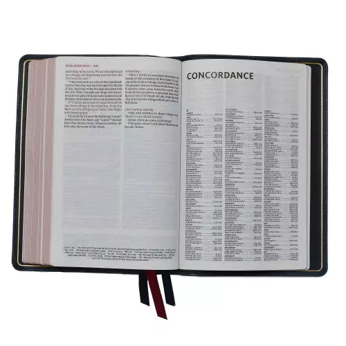 NKJV, Thinline Reference Bible, Large Print, Leathersoft, Blue, Red Letter, Comfort Print