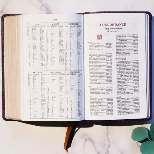 KJV, Personal Size Reference Bible, Sovereign Collection, Leathersoft, Black, Red Letter, Comfort Print