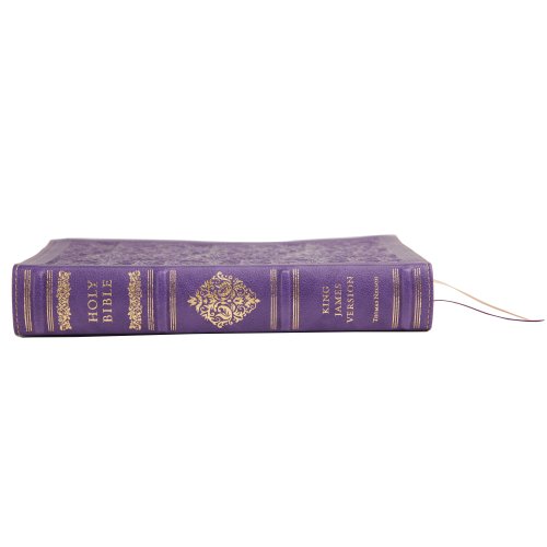 KJV, Personal Size Reference Bible, Sovereign Collection, Leathersoft, Purple, Red Letter, Comfort Print