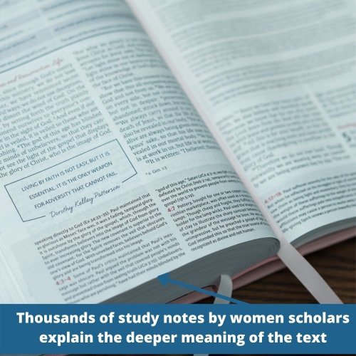 NIV, The Woman's Study Bible, Leathersoft, Blue, Full-Color, Red Letter, Thumb Indexed