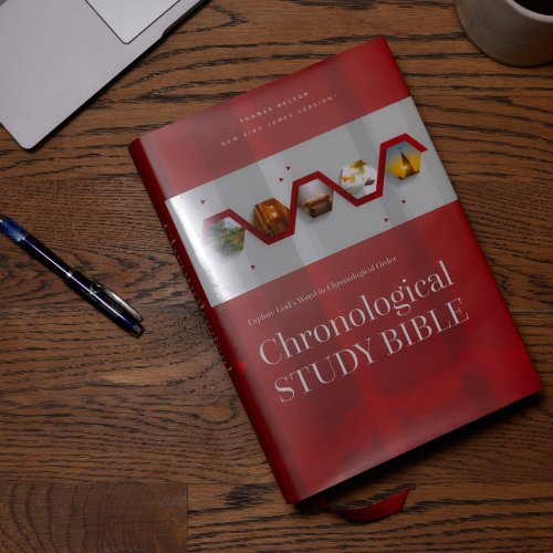 NKJV Chronological Study Bible, Hardcover, Comfort Print