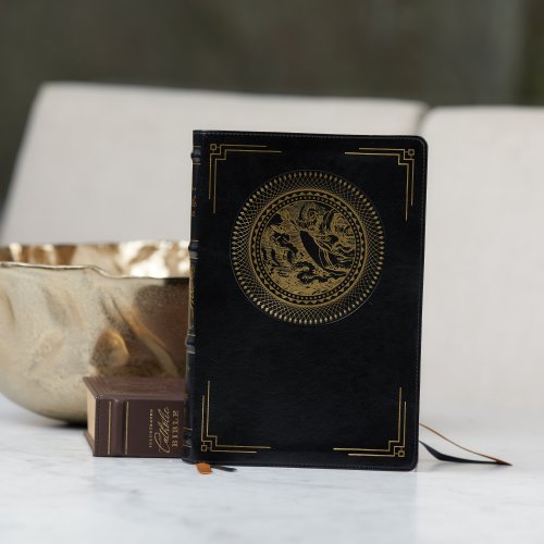 NRSVCE, Illustrated Catholic Bible, Leathersoft, Black, Comfort Print