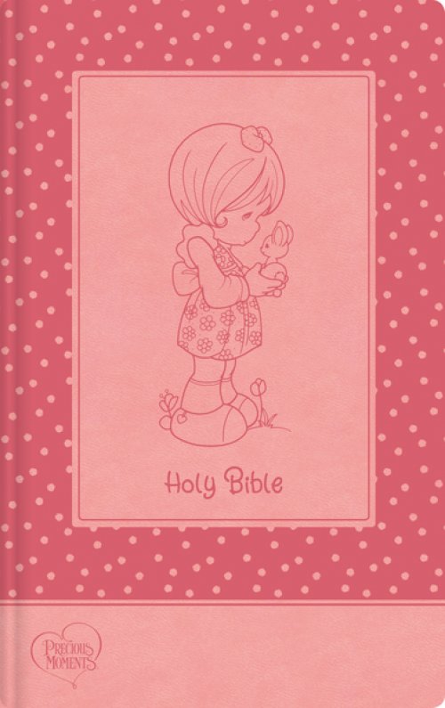 International Children's Bible (ICB) Precious Moments Bible, Leathersoft, Pink