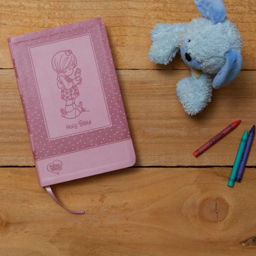 International Children's Bible (ICB) Precious Moments Bible, Leathersoft, Pink