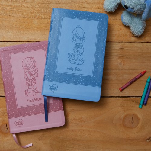 International Children's Bible (ICB) Precious Moments Bible, Leathersoft, Pink