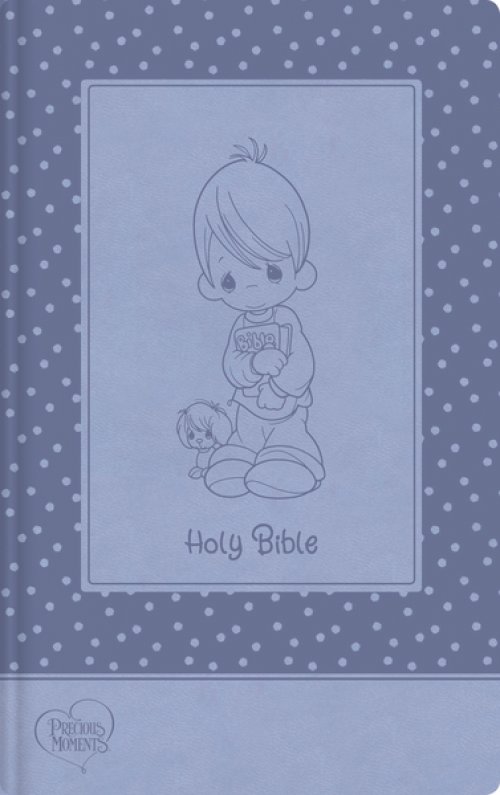 International Children's Bible (ICB) Precious Moments Bible, Leathersoft, Blue