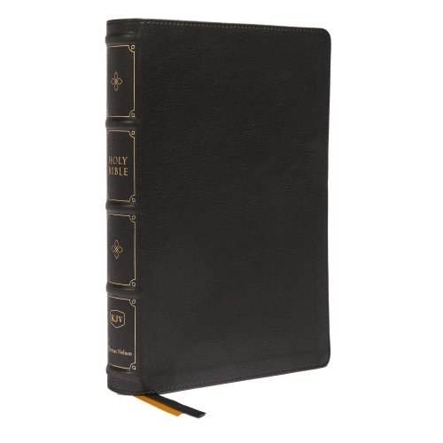 KJV, Verse-by-Verse Reference Bible, Maclaren Series, Leathersoft, Black, Comfort Print