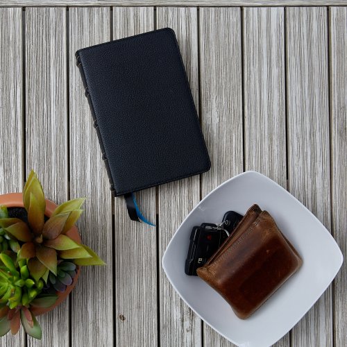 NKJV Compact Bible, Maclaren Series, Genuine Leather, Black, Comfort Print