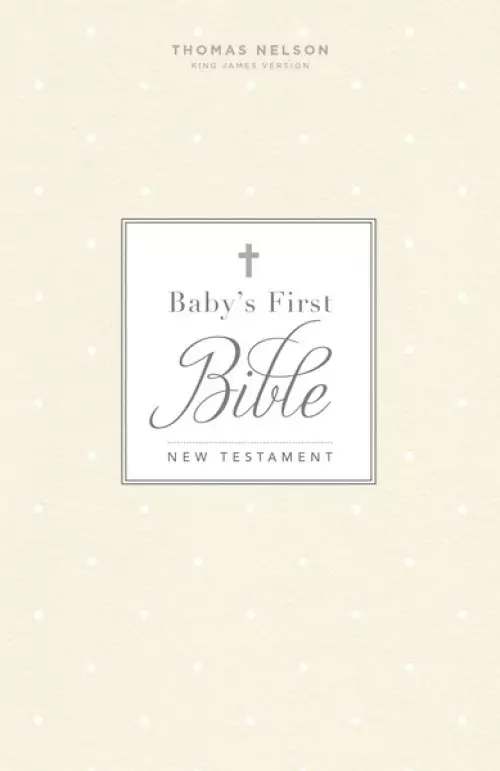 KJV, Baby's First New Testament, Hardcover, White, Red Letter, Comfort Print