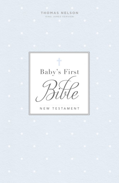 KJV, Baby's First New Testament, Leathersoft, Blue, Red Letter, Comfort Print