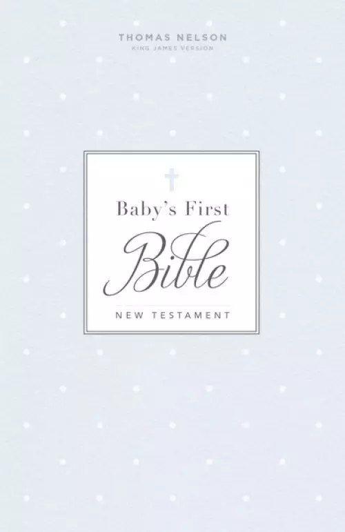 KJV, Baby's First New Testament, Leathersoft, Blue, Red Letter, Comfort Print