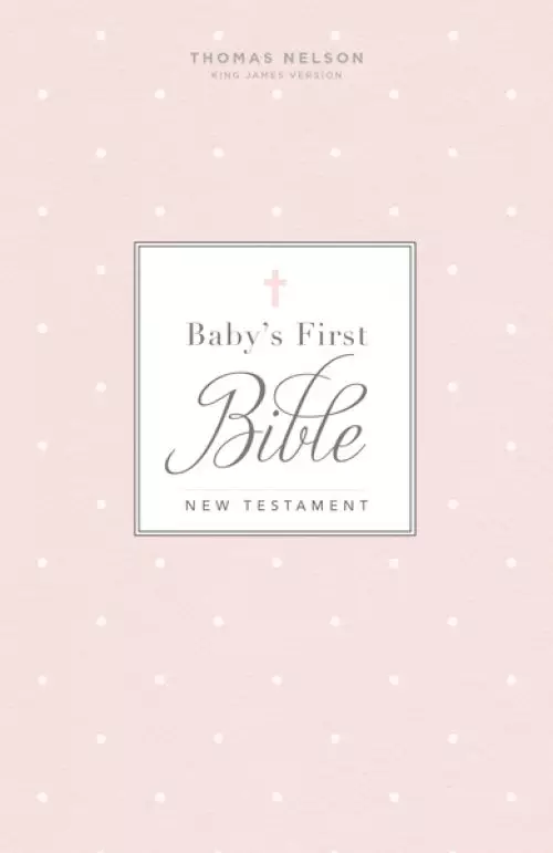 KJV, Baby's First New Testament, Leathersoft, Pink, Red Letter, Comfort Print