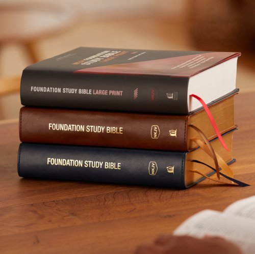 NKJV, Foundation Study Bible, Large Print, Hardcover, Red Letter, Comfort Print